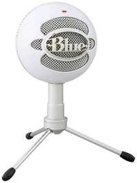 Logitech Blue Snowball iCE USB microphone white front view