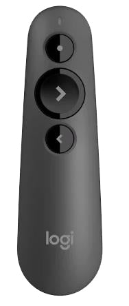 Logitech R500s Laser Presentation Remote Mid Grey front view