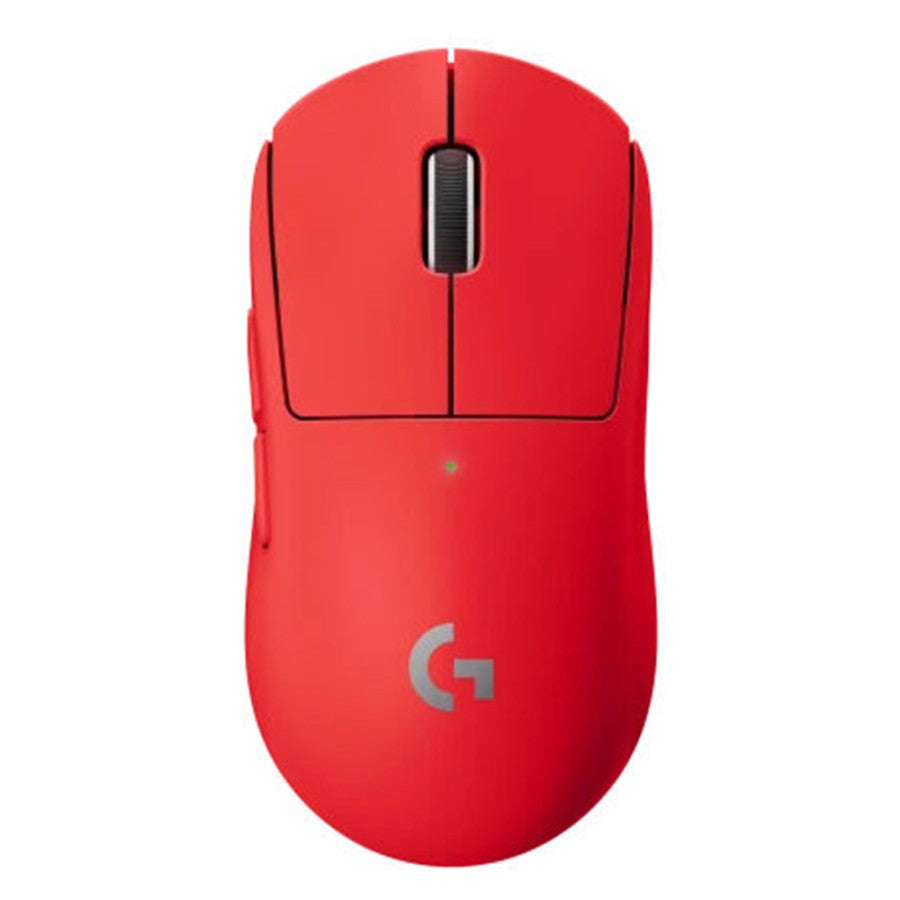 Logitech G PRO X SUPERLIGHT Wireless Gaming Mouse, HERO 25K Sensor up to 25,600 DPI, LIGHTSPEED Wireless, Under 63g, 5 Programmable Buttons, Red, (910-006785)