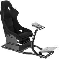 GameOn G-GRBS01 Racing Simulator Cockpit, Heavy-Duty Steel Frame, Foldable, Up to 150 kg, (G-GRBS01)