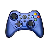 Rapoo V600S Wireless Vibration Gamepad, 2.4GHz, Dual Vibration Motors, Blue, (V600S)