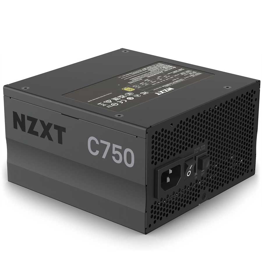 NZXT C750 Gold 750W power supply front view