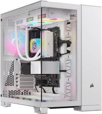 Corsair iCUE LINK 6500X RGB White case front view