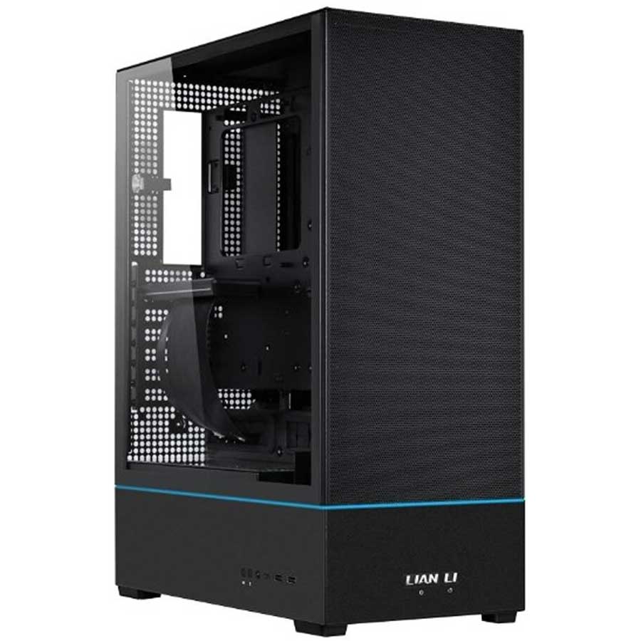Lian Li SUP01 black compact ATX case front view