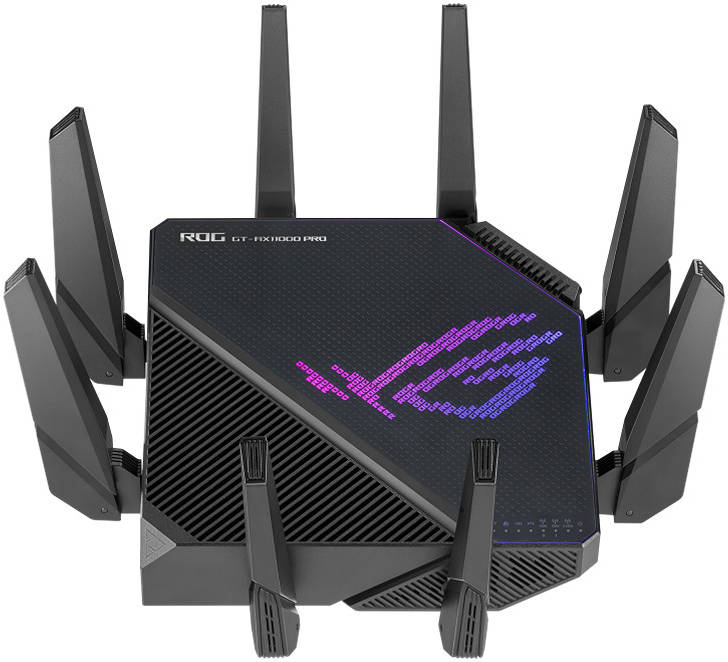 ASUS ROG Rapture GT-AX11000 Pro gaming router front view