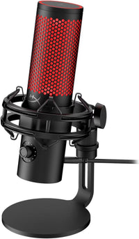 HyperX QuadCast 2 USB microphone black front view