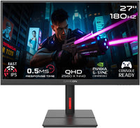 GameOn Midnight Signature GOML27QHD180IPS gaming monitor front view