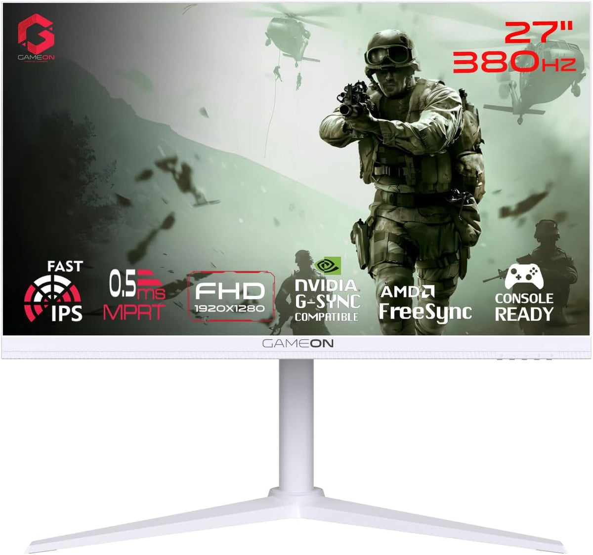 GameOn Arctic Pro GOAP27FHD380IPS front view