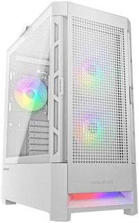 Cougar Airface RGB white PC case front view