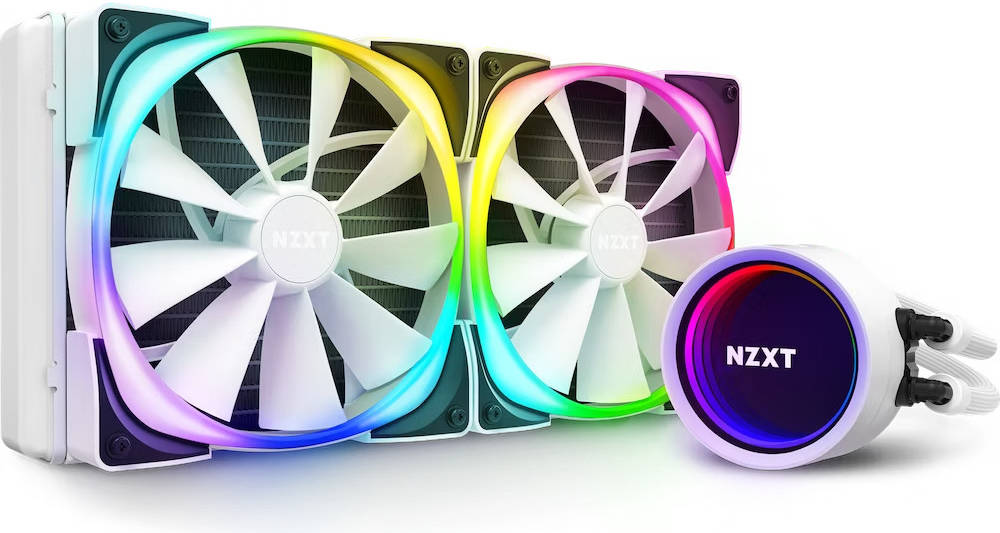 NZXT Kraken X63 RGB White AIO cooler main product view