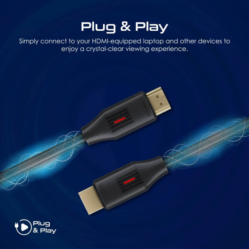 Promate ProLink4K60-10M HDMI cable product detail view