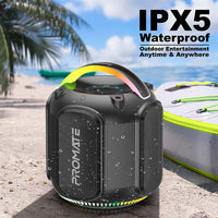 Promate Strike-80 portable Bluetooth speaker product detail view