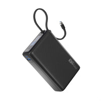 Promate Titan-35W black carbon fibre power bank, main photo
