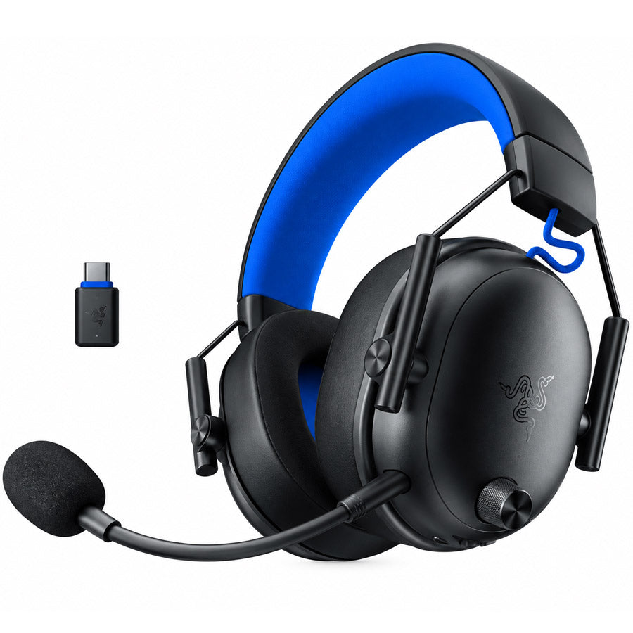 Razer BlackShark V3 X HyperSpeed for PlayStation wireless headset black front view