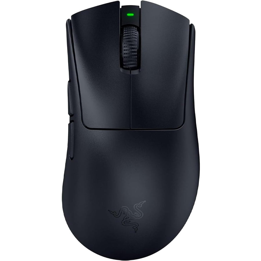 Razer DeathAdder V4 Pro Black gaming mouse front view