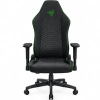 Razer Iskur V2 X black fabric gaming chair front view