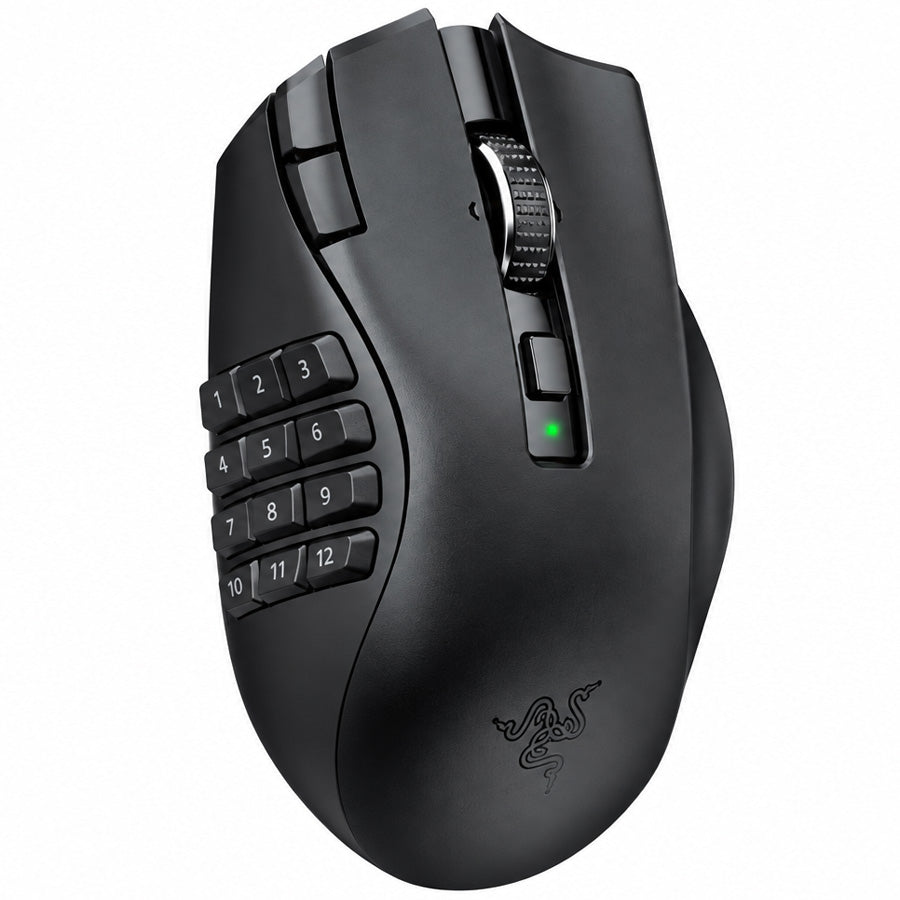 Razer Naga V2 HyperSpeed wireless MMO gaming mouse top view