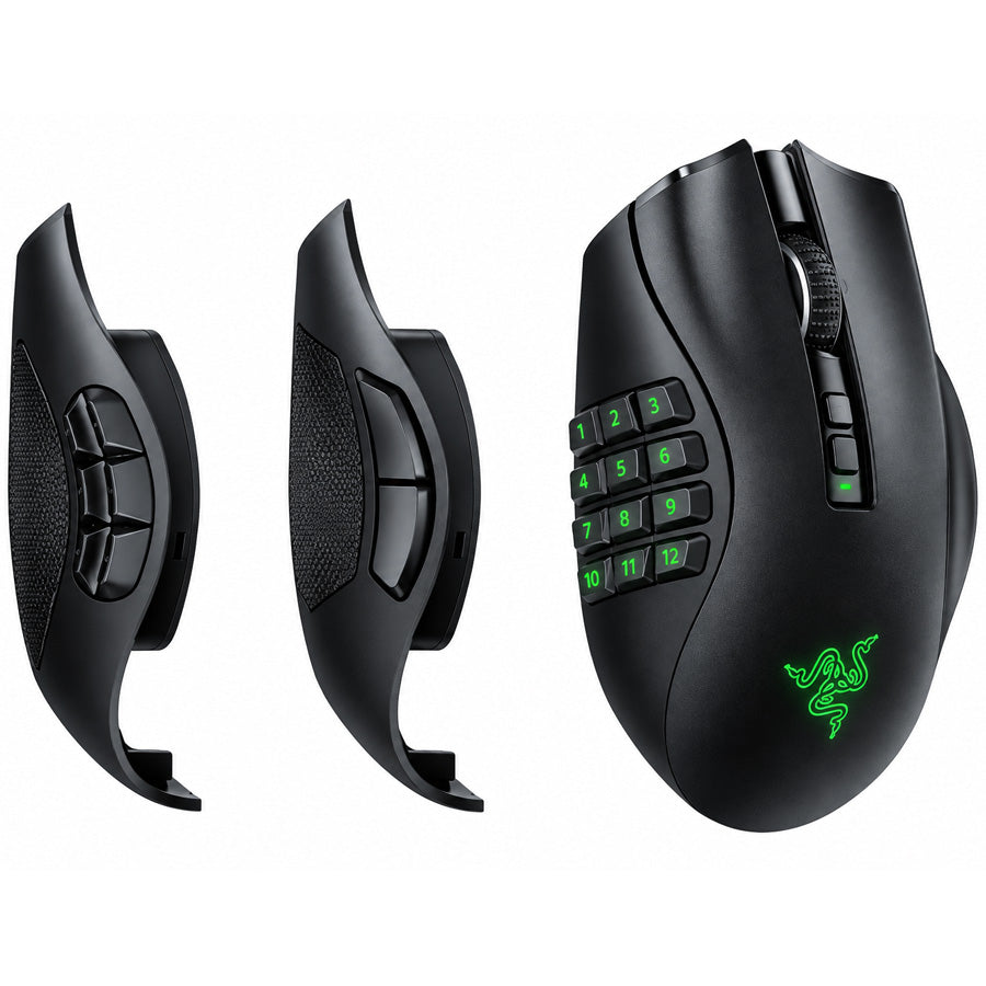 Razer Naga V2 Pro Black gaming mouse front view
