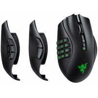 Razer Naga V2 Pro Black gaming mouse front view