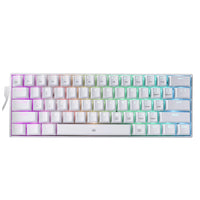 Redragon Dragonborn K630W 60% mechanical keyboard white front view