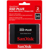 SanDisk SSD Plus 2TB 2.5-inch SATA SSD front view