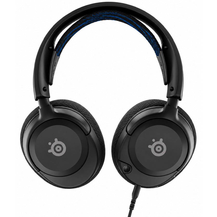 SteelSeries Arctis Nova 1P wired gaming headset black front view