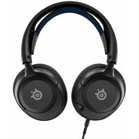 SteelSeries Arctis Nova 1P wired gaming headset black front view