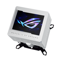 ASUS ROG Ryujin III WB White Edition CPU water block with 3.5-inch LCD