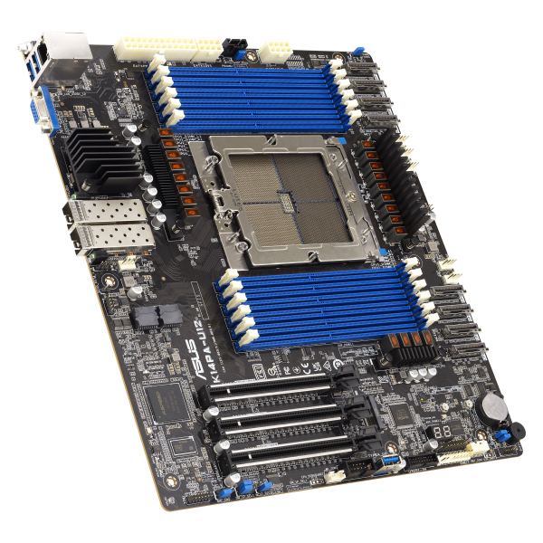 ASUS K14PA-U12 AMD EPYC 9004 CEB server motherboard front view