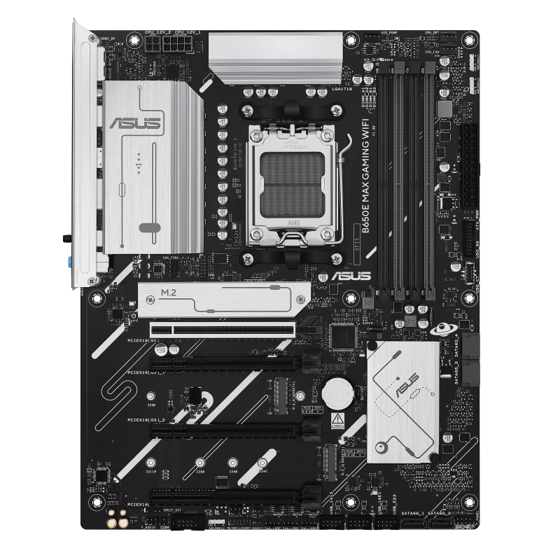 ASUS B650E MAX GAMING WIFI AM5 ATX gaming motherboard (90MB1LD0-M0EAY0) - front view