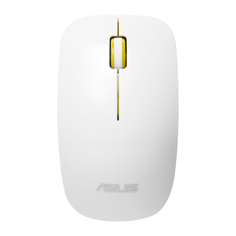ASUS WT300 wireless mouse black red top view