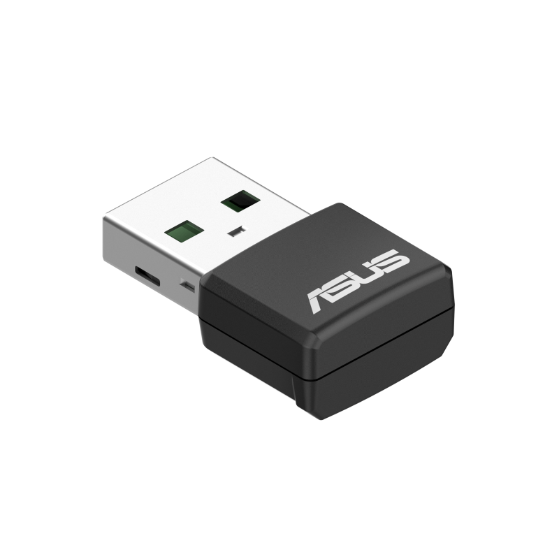 ASUS USB-AX55 Nano AX1800 WiFi 6 USB adapter, front view