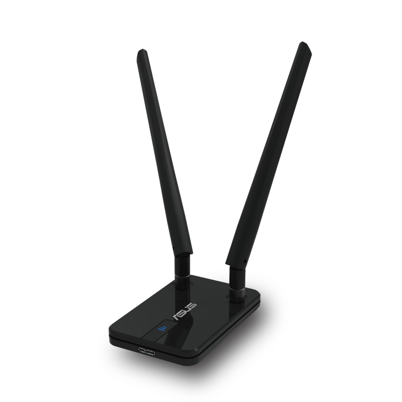 ASUS USB-AC58 AC1300 dual-band USB WiFi adapter with two antennas
