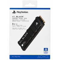 WD_BLACK SN850P 2TB NVMe SSD for PS5 with heatsink front view